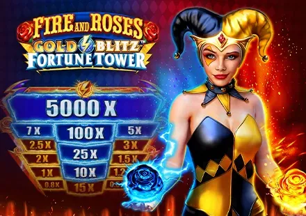 Fire and Roses Gold Blitz Fortune Tower™ screenshot